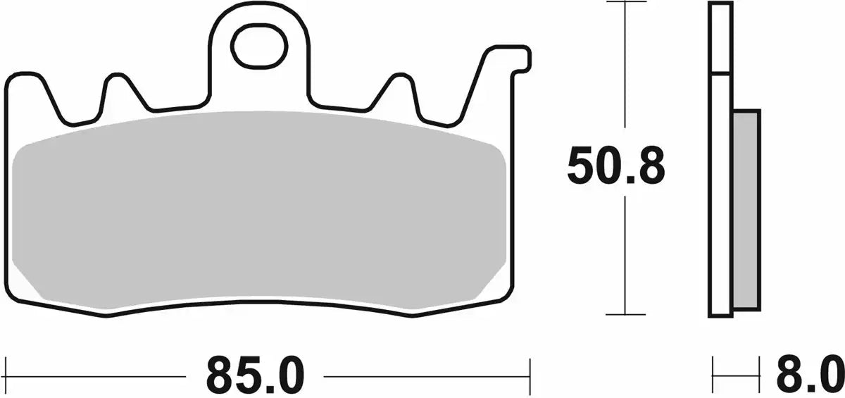 SBS (900HS) FA630 Road Sinter Front Brake Pads