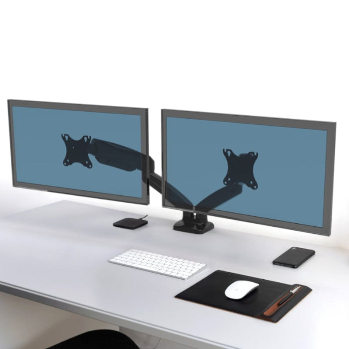 PORT Monitor Arm VESA Dual Screen - Black-4