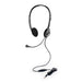 Port Stereo Headset with Mic with 1.2m Cable|1 x 3.5mm|Volume Controller - Black-2