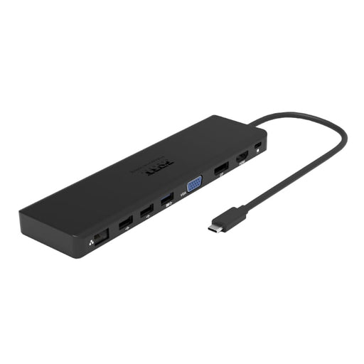 Port USB Type-C 1 x USB3.1|2 x USB 3.0|2 x USB 2.0|1 xHDMI-DP-VGA| Micro+SD Card Reader|1 x Mini DP|1 x RJ45|1 x Audio-Microphone| PD 100W -Black-0