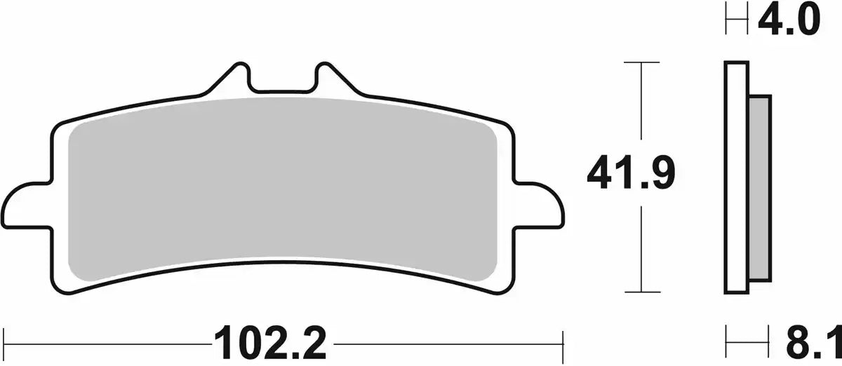 SBS (901HS) FA447 EVO Sinter Front Brake Pads