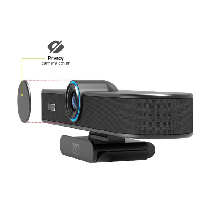 Port Connect All-in-one Conference Cam regroups camera + microphone + speaker 4k@30Hz-2