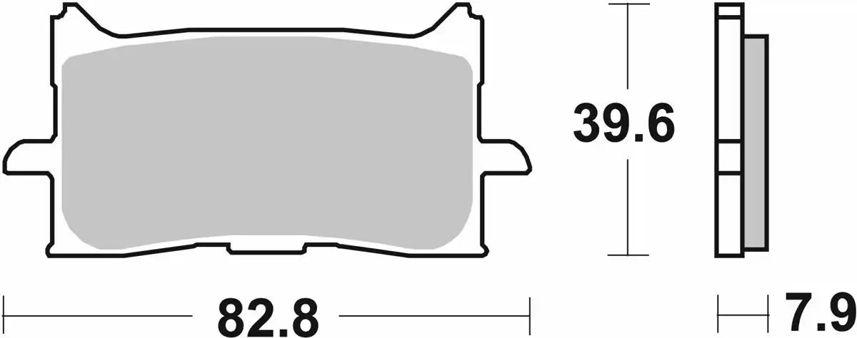 SBS (940HS) FA679 EVO Sinter Front Brake Pads