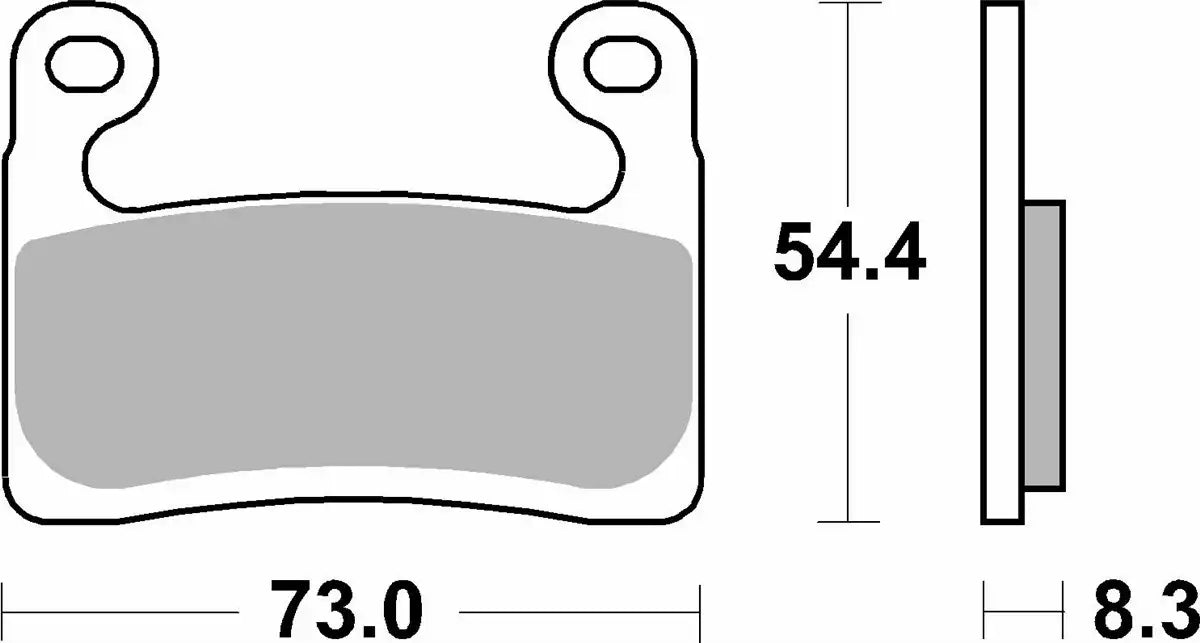 SBS (960HS) FA EVO Sinter Front Brake Pads