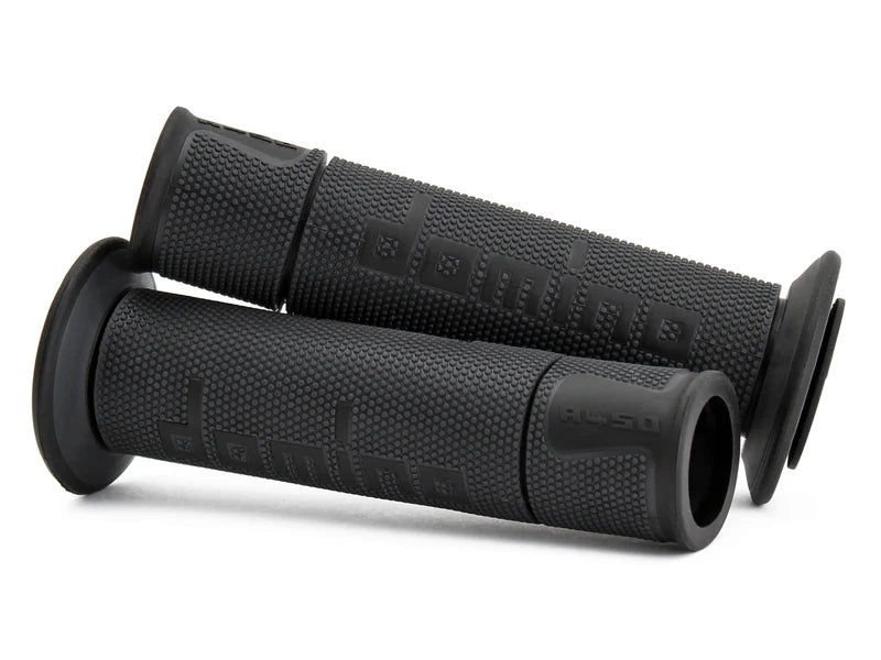 Domino A450 Racing Grips - Black and Anthracite
