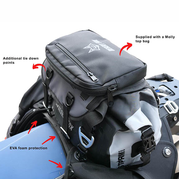 Desert Fox Motorcycle Rackless Pannier Bags