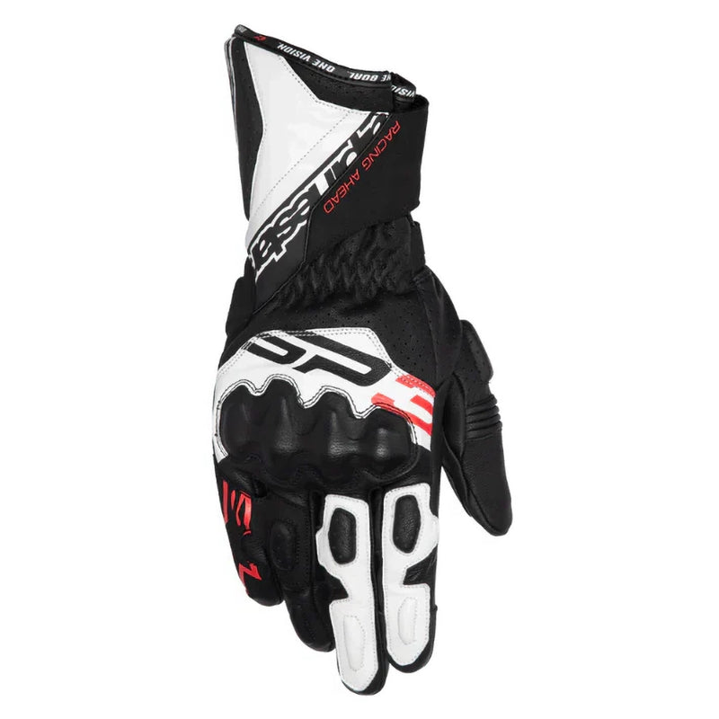 Alpinestars SP-3 Gloves Black/White/Red Flou