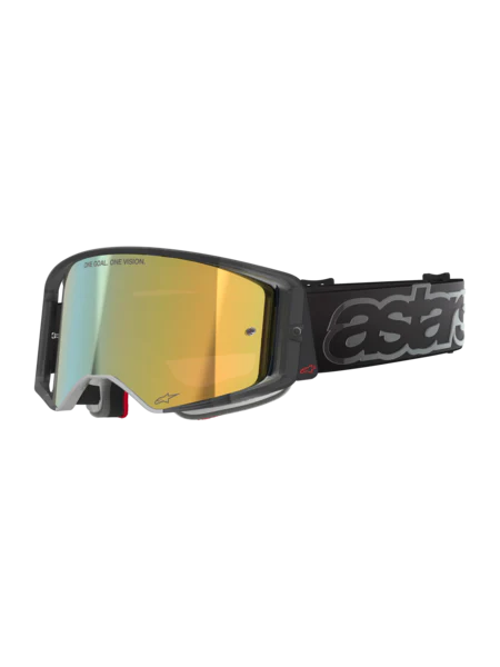 Alpinestars Supertech Vista Goggles Black Mirror Gold