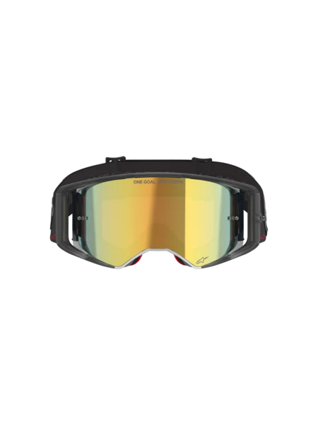 Alpinestars Supertech Vista Goggles Black Mirror Gold