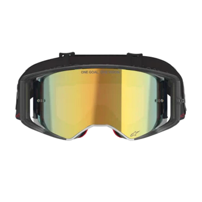 Alpinestars Supertech Vista Goggles Black Mirror Gold