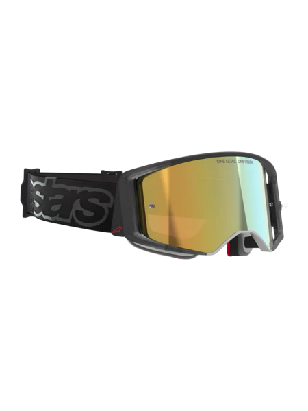 Alpinestars Supertech Vista Goggles Black Mirror Gold