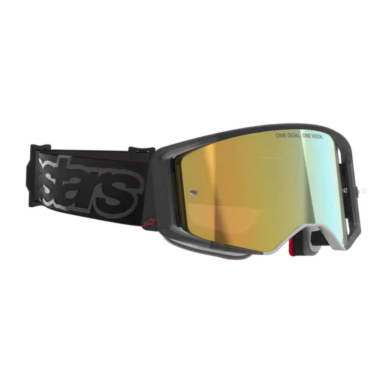 Alpinestars Supertech Vista Goggles Black Mirror Gold