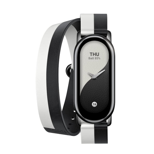 Xiaomi Smart Band 8 Double Wrap Strap - Black and white-0