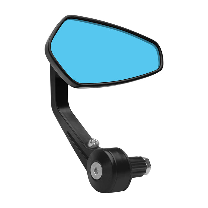 Bar End Motorcycle Rearview Mirror Black 55m/108mm