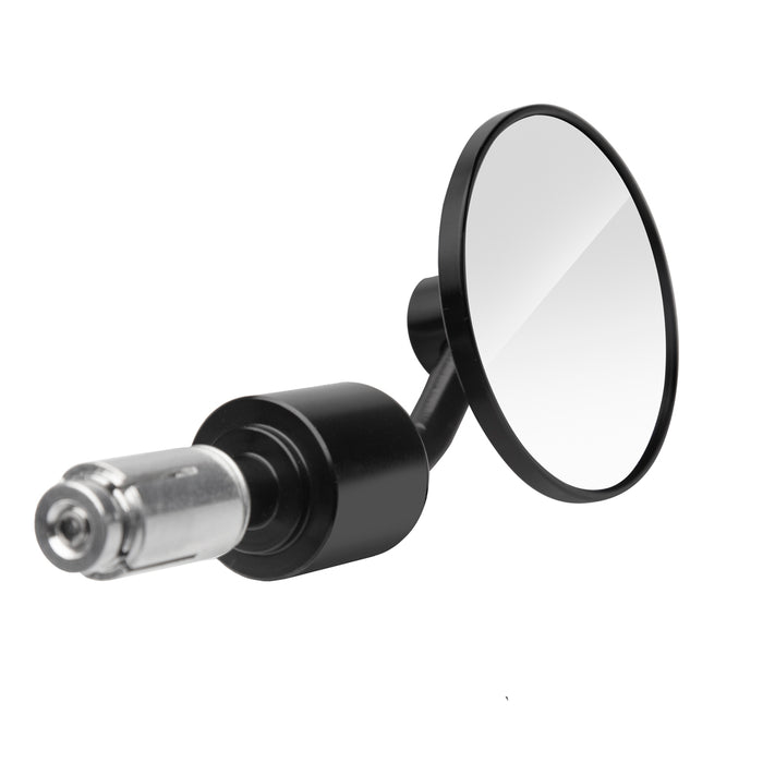 Bar End Motorcycle Rearview Mirror Black 67mm