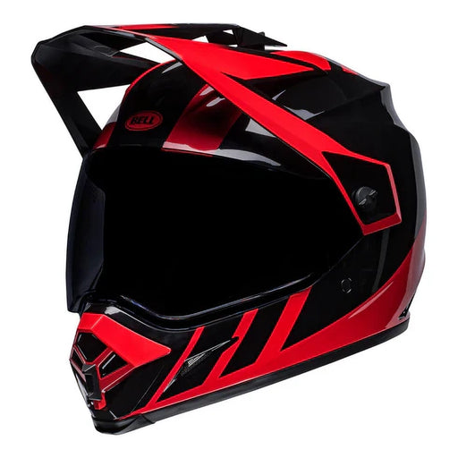 Bell MX-9 MIPS Dash Black/Red Adventure Helmet — Maxinc