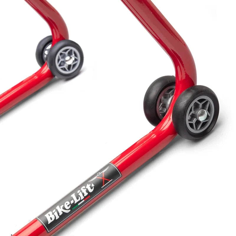 Bike Lift Front Paddock Stand FS-10 with SAR-10 Roller Adaptors