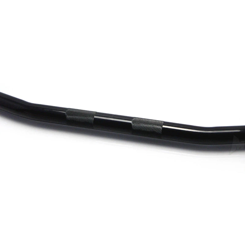Max-Inc Black Cafe Racer Steel Drag Bars - 7/8 (22mm)