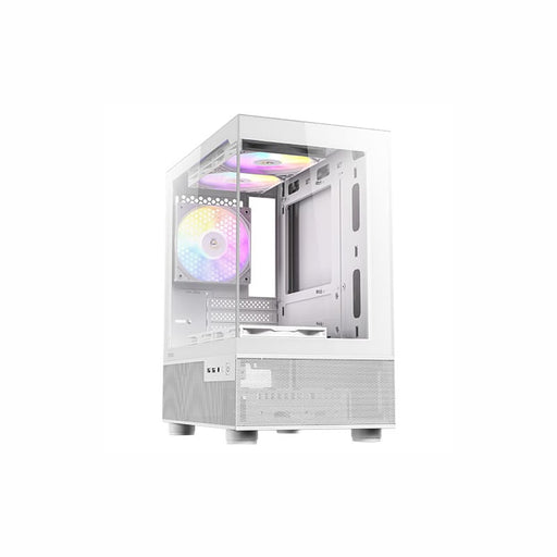 Antec CX200M Elite Micro-ATX | ITX RGB Mini-Tower Gaming Chassis - White-0