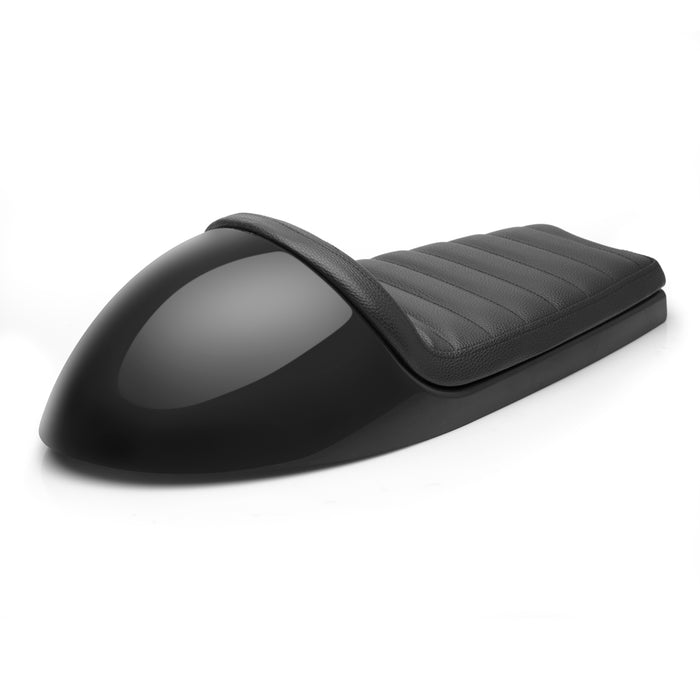 Café Racer Seat Hard Hump Black