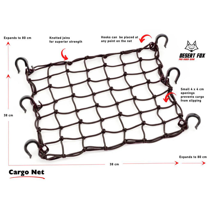 Desert Fox Motorcycle Cargo / Luggage Net