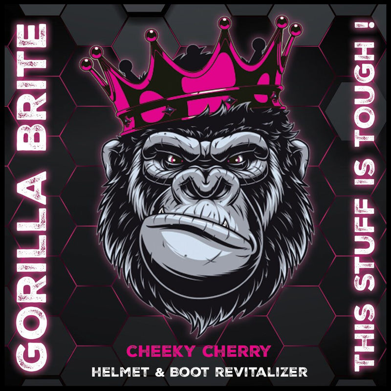 Gorilla Brite “Cheeky Cherry” Helmet and Boot Revitalizer