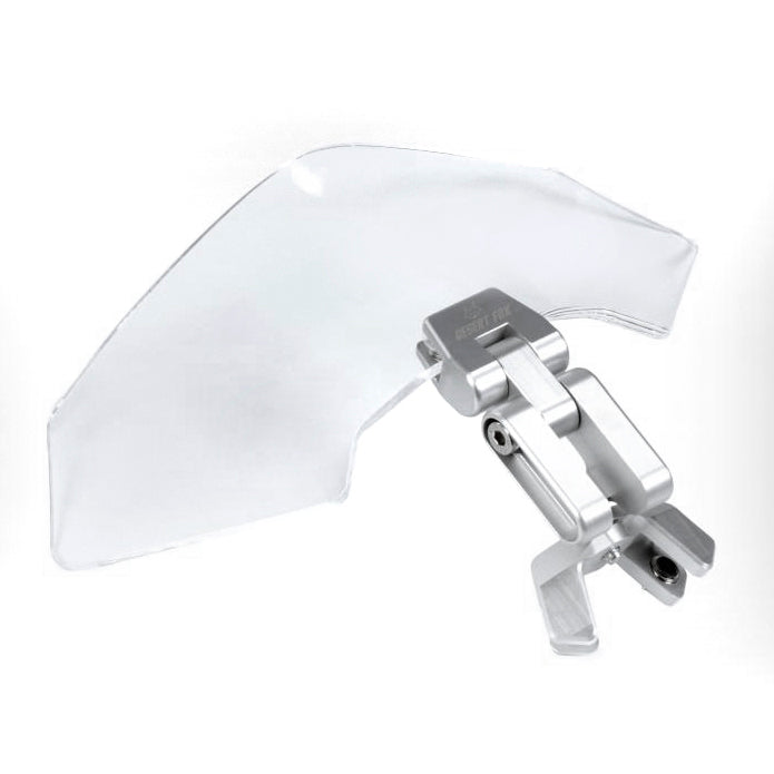 Motorcycle Wind Deflector, Transparent Scooter Windshield, Adjustable Motorcycle Wind Deflector, Motorbike Front Fairing, Thicken Wind Guard For - View #3