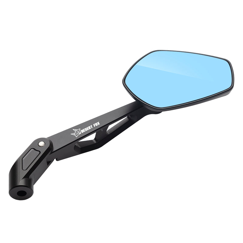 Desert Fox Pro Aluminium Folding Motorcycle Mirror Set - Universal
