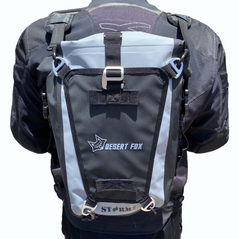 Desert Fox Storm 120 Waterproof Rear Tail Bag & Mini Backpack