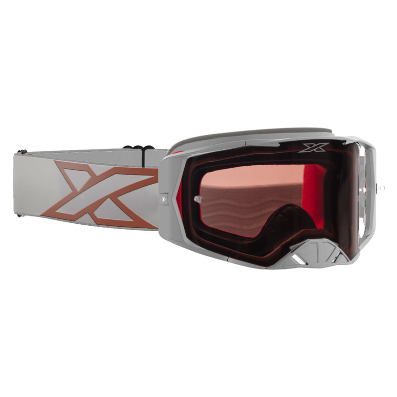 EKS X-Brand Lucid Goggles Grey Copper-Auburn Afterburner Lens
