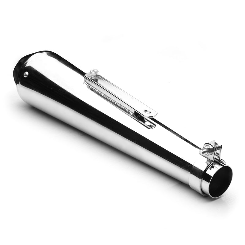 Exhaust Reverse Cone 432MM Chrome Universal