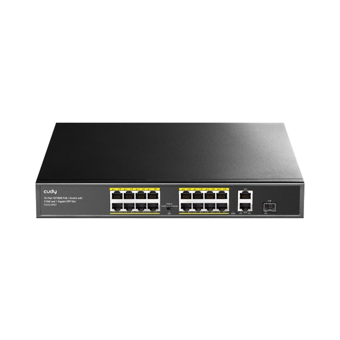 Cudy 16-Port Unmanaged PoE+ Switch - Rack Mount-0