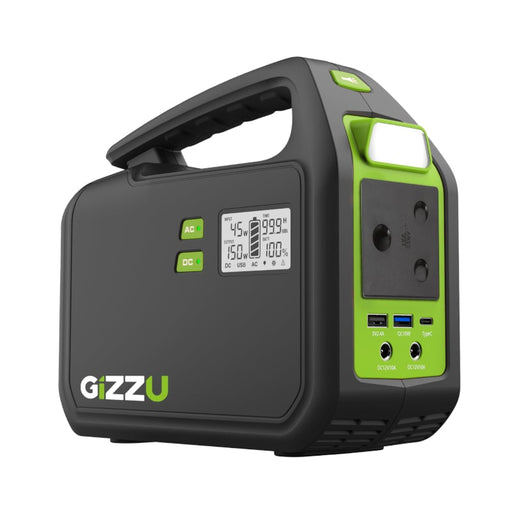 GIZZU 155Wh Portable Power Station 1 x 3 Prong SA Plug Point-1