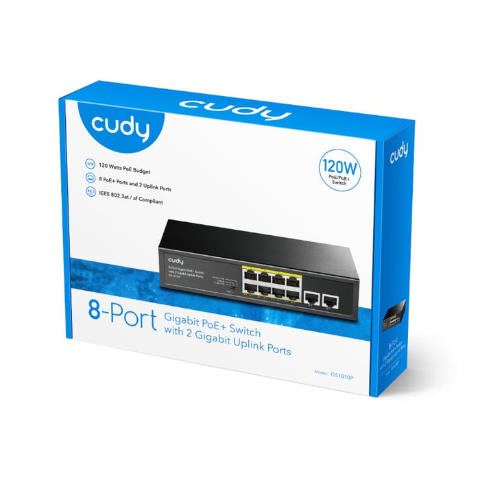 Cudy 8-Port Gigabit PoE+ Unmanaged Switch-3