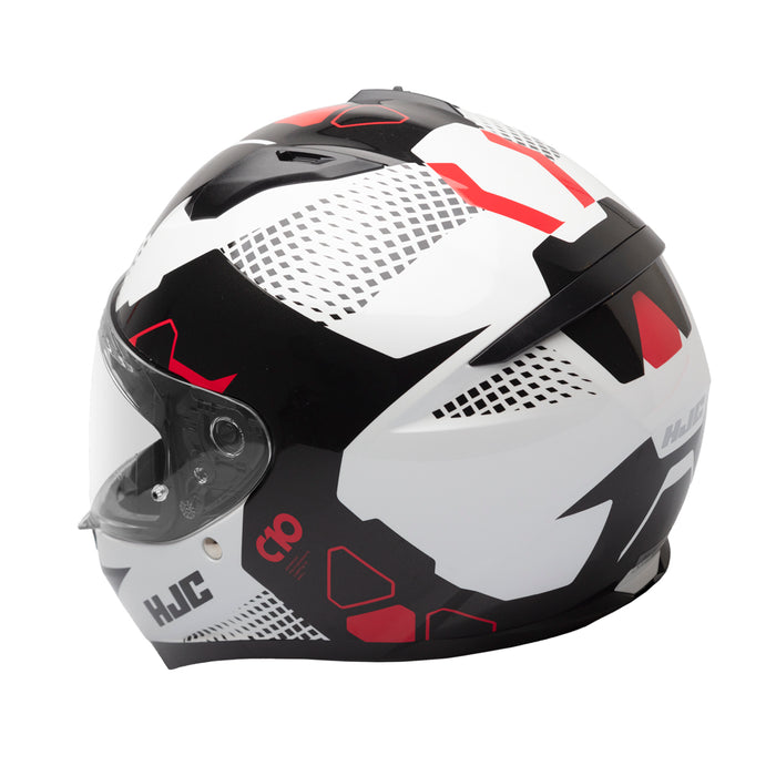 HJC C10 Aspa Full-Face Helmet Red/White/Black