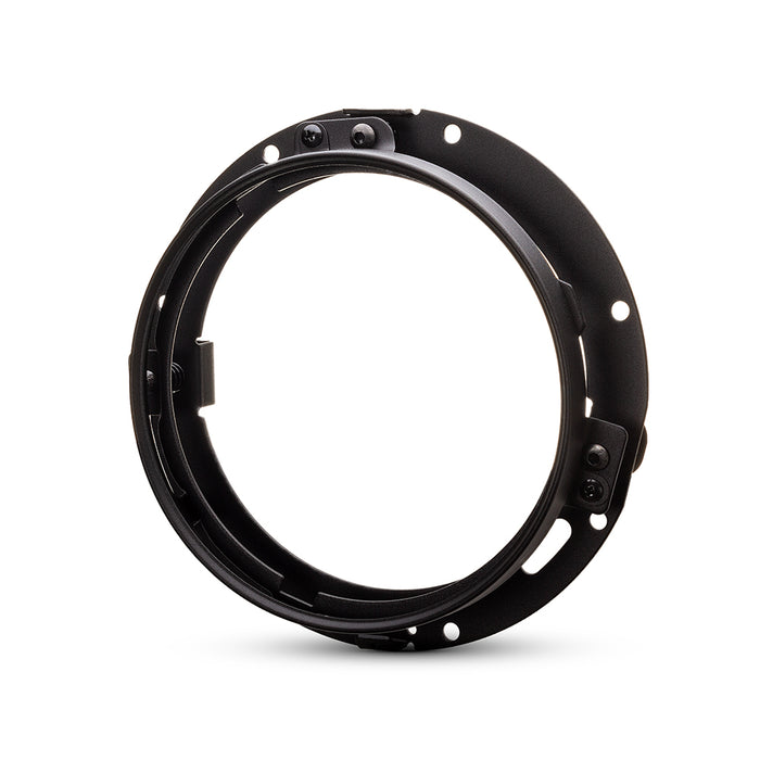 Max-Inc Black 7-Inch LED DayMaker Headlight Mounting Ring & Bracket for Harley Davidsons