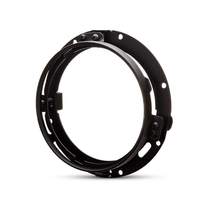 Max-Inc Black 7-Inch LED DayMaker Headlight Mounting Ring & Bracket for Harley Davidsons