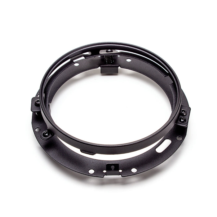 Max-Inc Black 7-Inch LED DayMaker Headlight Mounting Ring & Bracket for Harley Davidsons