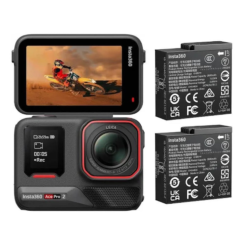 Insta360 - Ace Pro 2 Action Camera - Dual Battery Bundle