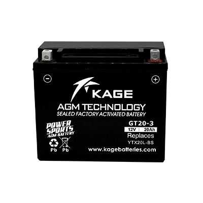 Kage Sealed Battery GT20-3  Maintenance Free Series