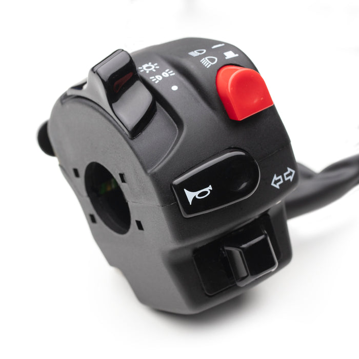 Domino Left Hand Side Electric Switch - Lights Indicators Horn - 9A Series
