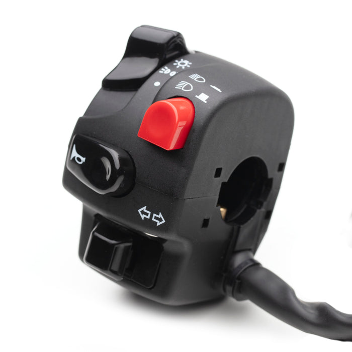 Domino Left Hand Side Electric Switch - Lights Indicators Horn - 9A Series