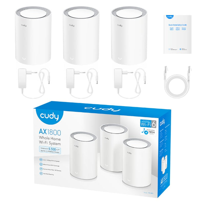 Cudy AX1800 WiFi 6 Mesh Kit 3-Pack-3