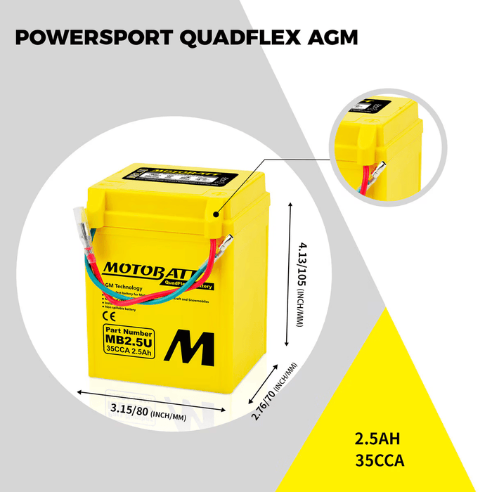 Motobatt MB2.5U