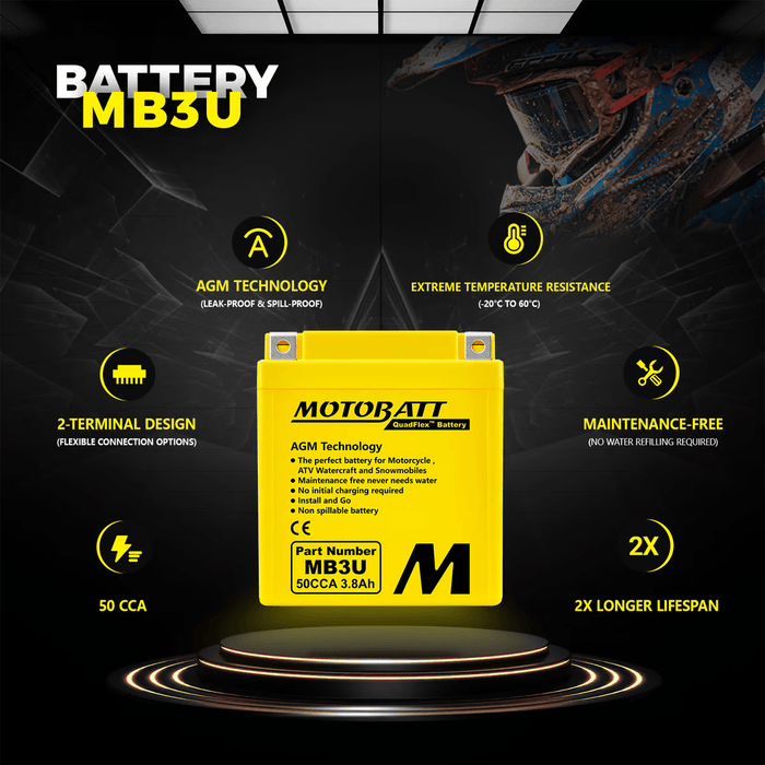 Motobatt MB3U