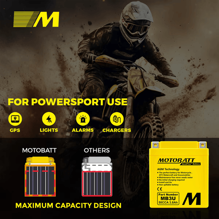 Motobatt MB3U