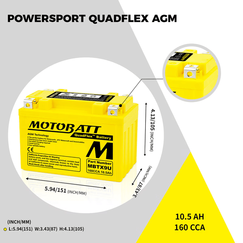 Motobatt MBTX9U