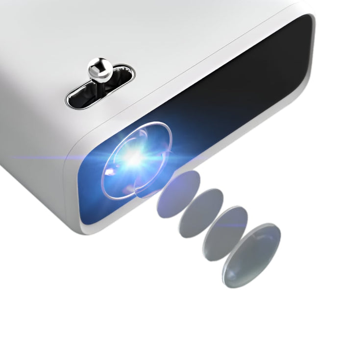 WANBO MINI PRO 720p 250ANSI Android 9.0 Smart Projector - White-2