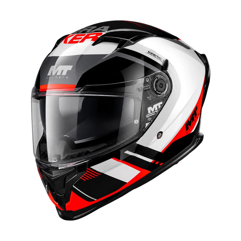 MT Braker SV Inception Helmet B5 Gloss Black/Red/White