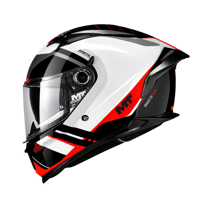 MT Braker SV Inception Helmet B5 Gloss Black/Red/White
